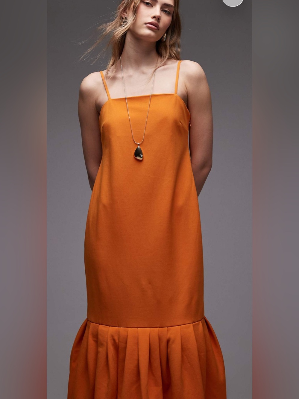 ASOS Tulip Ruffle-Hem Maxi Dress - Picture 4 of 4
